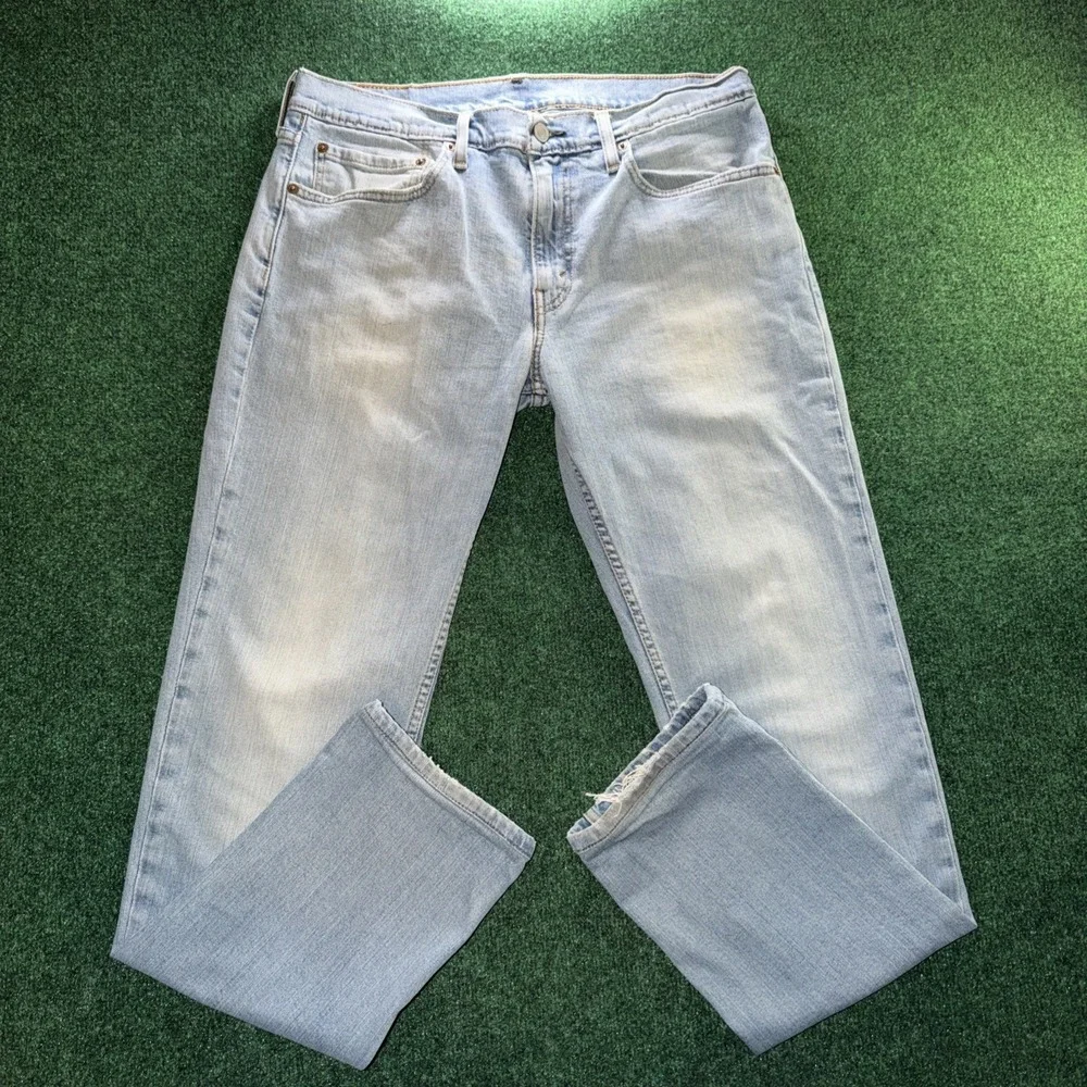 Levi's 511 Jeans Men's 34x34 Light Wash Reg Fit Jeans